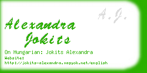 alexandra jokits business card